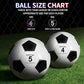HyDren 4 Pack Soccer Ball with Pump Official Size 4/5 Deflated Soccer Balls Bulk for Outdoor Indoor Practice Training Sport Gift for Kids Boys Teen Youth Adult