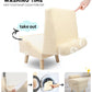 Dog Stairs for Small Dogs and Cats – 2-in-1 Dog Ramp for Bed and Couch, 16.5'' Foldable Wooden Pet Steps, Sturdy Multi-Use Split Ottoman Design, Beige