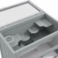 PawHut 2-Level Hamster Cage Mice and Rat House, Small Animal Habitat for Guinea Pigs, Chinchillas with Openable Top, Front Door, Shelf and Ladder, Gray