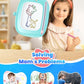 Magnetic Drawing Board, Toddler Girl Toy for 1-2 Year Old, Doodle Board Pad Learning and Educational Kids Toy for 1 2 3 Year Old Baby Girl Birthday - Mint Blue