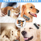 Spring Blossoms-2 in 1 Professional Grooming Rake for Cats & Dogs-Dematting Comb for Easy Mats & Tangles Removing,Pet Brush Safe No More Nasty Shedding and Flying Hair (Orange)