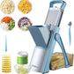 Mandoline Slicer & Spiralizer slicer for kitchen, French Fry Cutter, vegetable slicer, Potatoes chopping with Thickness Adjuster, Veggie Dicer,Zucchini,Faster Kitchen Slicer for Meal Prep