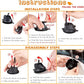 22Pcs 5-in-1 Cat Toys Interactive Cat Toy for Indoor Cats with Sticky Super Suction Cup Detachable Replacements Feathers Balls Mice Spring 3 Wand Hanging Door Kitten Toys