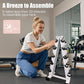6-10 Pair Iron and Rubber Dumbbell Set 350/450 and 550 lbs 5-50 lbs Hand Free Weight for Strength Hex Coated Weights with Vertical Storage Rack Home Gym 5-50 lb - Black