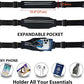 Running Belt Fanny Pack, Slim Runners Waist Pack for Men & Women [Fits ALL Phones], Money Belt, Reflective Running Gear Accessories Fitness Phone Holder for Exercise Marathon Jogging (Black1)