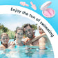 Painless Nose Plugs for Swimming,Nose Plugs for Swimming for Kids (Age 6+) and Adults, Ensure Comfort and Safety in The Water (Red, Small)