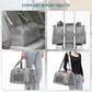 PETSFIT Cat Carrier Airline Approved, Soft Carrier for Small and Medium Cats Under 12 Lbs, Soft Cat Travel Bag, Kitten Carrier with Extendable Mat, Grey