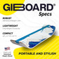 GIBBON SlackBoard - GiBoard Balance Board Kids & Adults - Slackline Balance Trainer - Slack Board Core Workout Equipment Home Gym Training - Standing Desk Exercise - Yoga, Agility, Pilates & More