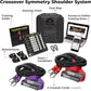 Crossover Symmetry Shoulder System Includes Two Sets of Resistance Bands Attachments Training Guide Exercise Chart Online Workouts for Home Fitness Rehab Rotator Cuff Exercises