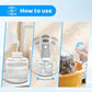 Dog Shampoo Dispenser, UFO Dog Shampoo Sprayer Electric Foaming Shampoo Dispenser for Dog and Cat Washing, for Bathtub, Kitchen Sink, Bathroom Cleaning, Grey