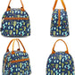 FlowFly Insulated Lunch Cooler Bag - Tote Bag Organizer for Women/Men, Cactus