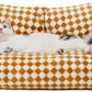 MEWOOFUN Cat Bed for Indoor Cats, Washable Dog Beds for Small Medium Dogs & Cats, Fluffy Cat Couch with Non-Slip Bottom, 26×19×13 Inch (Brown, 26.0" L x 19.0" W x 13.0" Th)
