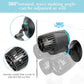 AQQA Aquarium Wave Maker,3W/5W/10W/15W Suction Cup Fish Tank Single Powerhead Pump，110V/60Hz Ultra Quiet Submersible Circulation Pump,360°Adjustable For Freshwater Saltwater Black