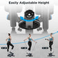 JLL Smart Twist Stepper Machine with Resistance Bands, Space-Saving Portable Mini Stair Stepper for Home, Full Body, Golden Exercise Angle, Dual Hydraulic Quiet Resistance, Adjustable Height,Bluetooth