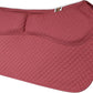 ECP Equine Comfort Products Thermoregulating Western Saddle Pad, Machine Washable Contoured Fit, Water Absorbing, Therapeutic, Shock Absorbing with Adjustable Memory Foam Shims