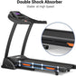 THERUN Incline Treadmill for Running and Walking, 300 lbs Weight Capacity Folding Treadmill with 0-15% Auto Incline, Wide Belt, 3.5HP, App, Heart Rate