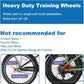Training Wheels, Thicken Bike Training Wheels for Adult Under 200lb with Heavy Duty Stainless Steel for 24 26 28 inch bike
