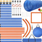 Dog Agility Training Equipment, 60-Piece Dog Obstacle Course Training Starter Kit Pet Outdoor Game with Tunnel, Agility Hurdle, Weave Poles, Jump Ring, Pause Box, Toy Balls and Storage Bag