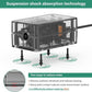 hygger See-Through Air Pump for Aquarium: Adjustable Oxygen Pump，Silent Powerful Aerator Pump 1.5W 1 Air Outlets Ultra Silent for Small Fish Tank,Hydroponic Systerm, Household Commercial Use