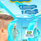 QingSong Kids Snorkel Mask Full Face, Snorkeling Set with Camera Mount, Foldable 180 Degree Panoramic View Snorkeling Gear Anti-Fog Anti-Leak
