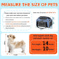 Petskd Top-Expandable Pet Carrier 17x11x9.5 Inches Alaska Airline Approved, Soft-Sided Carrier for Small Cats and Dogs with Locking Safety Zippers and Anti-Scratch Mesh(Blue)