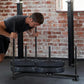 Weighted Training Pull Sled Fit for 1-2 Inch Plates, Sled Workout Equipment, Sport Power Sled for Athletic Exercise and Speed Improvement,300LB