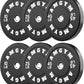 2 Inch Bumper Plates，10-500lbs，Barbell Rubber Olympic Weight Plates Set for Home Gym, Strength Training & Weight Lifting, Multiple Options Colors
