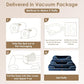 EHEYCIGA Orthopedic Dog Beds for Extra Large Dogs, Waterproof Memory Foam XL Dog Bed with Sides, Non-Slip Bottom and Egg-Crate Foam Big Pet Couch Bed with Washable Removable Cover, Navy