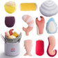 Nocciola 10 PCS Seafood Boil Small Dog Toys for Boredom, Crinkle Dog Squeaky Toys to Keep Them Busy, Plush Stuffed Puppy Toys for Small Medium Dogs