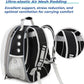 Lollimeow Cat Carrier Backpack, Bubble Expandable Backpack Carrier, Pets and Small Dogs,Airline-Approved, Designed for Travel, Hiking, Walking & Outdoor Use (Back Expandable-Black)