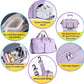 FIORETTO Women's Gym Duffle Bag with Shoes Compartment, 37L Capacity, Ideal for Travel, Gym, Sports, Duffel, Weekender