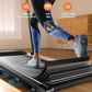 Walking Pad Treadmill with Incline, 2 in 1 Foldable Treadmills for Home Small Office, 300lbs Portable Compact Under Desk Treadmill with App, Remote Control and LED Display