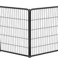 FXW Homeplus Unleashed Indoor Dog Playpen - Stress-Free and Safe Play, Heavy Duty 40 Inch 4 Wire Panels Dog Pen for Medium and Large Dogs, Black│Patented