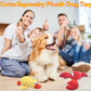 JKW Squeaky Dog Toy for Small & Medium Dogs, Puppy Plush Toys (S, Lobster)