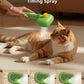 ROJECO 3-in-1 Pet Steam Brush for Cats&Dogs - Detangling Comb with Adjustable Mist, Handheld Deshedding Grooming Tool for Long/Short Hair, Massage Brush & Shedding Control Gift,Cordless (Green)