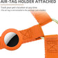 PUPTECK No Pull Dog Harness Soft Adjustable Basic Nylon Step in Puppy Vest Outdoor Walking with ID Tag and A-ir Tag Case, Orange, S