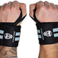 Gymreapers Weightlifting Wrist Wraps (IPF Approved) 18" Professional Quality Wrist Support with Heavy Duty Thumb Loop - Best Wrap for Powerlifting Competition, Strength Training, Bodybuilding