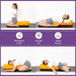 Yogikuti Iyengar Yoga Bolster for Restorative Yoga and Meditation – Lightweight Cotton Support Pillow with Handle for Easy Carry, Versatile for Pose Modification, Balance, Back Relief, and Relaxation
