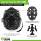 GREEN DEVIL Safety Helmet Hard Hat with Chin Strap Vented Lightweight Adjustable Hardhat for Men Women with Hi-Viz Design Ideal for Tree Climbing Work at Height
