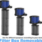 TARARIUM Fish Tank Filter Powerful 400GPH for 75-200 Gallon Large Aquarium Small Pond Fountain, Wave-Maker Submersible Water Pump Turtle Tank Filter for Saltwater & Freshwater System