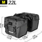 Rhinowalk Bike Pannier Bag for Bicycle Rear Rack Bag 22/40/50L Cycling Saddle Bag Luggage Storage Bag for Long Distance with Rain Cover