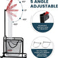 Volleyball Setter Training Equipment – Adjustable Height & Angle, Precision Target Cloth for Accurate Setting, Portable with Wheels, Ball Storage Net Bag Skill Levels