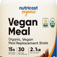 Nutricost Organic Vegan Meal Replacement Shake Powder (Chocolate) - Certified USDA Organic, Vegan, and Gluten Free