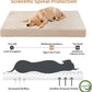 WNPETHOME Orthopedic XL Dog Beds Large Sized Dog, Waterproof Extra Large Dogs Bed with Removable Washable Cover, Multi-Needle Quilting Dogs Crate Bed
