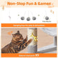 Taoqimiao Large Cat Tree，73-Inch Cat Tree Tower with 9 Scratching Posts for Indoor Cats, 2 Large Cat Condo with Hammock, Hanging Basket, 2 Extended Platform, Light Gray MS013XLW