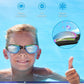 Kids Swim Goggles, Swimming Goggles for Kids with Nose Clip, Earplugs, Nose Bridge for Age 3-15
