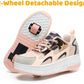 Wooowyet Roller Skate Shoes for Kids Boys Girls Rechargealbe Wheels Sneakers Fashion Roller Wheeled