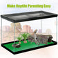 Bearded Dragon Tank Accessories, Reptile Substrate Floor for Bearded Dragon Enclosure 4x2x2, Leopard Gecko Tank Liner Mat for 120 Gallon Reptile Tank, Green