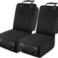 PETICON Waterproof Front Seat Car Cover 2 Pack, Full Protection Dog Car Seat Cover with Side Flaps, Nonslip Scratchproof Captain Chair Seat Cover Fits for Cars, Trucks, SUVs, Jeep, Black