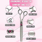 Kenchii Love Dog Grooming Scissors, 17 Tooth Thinning Shears, Dog Scissors for Grooming, Professional Pet Grooming Scissors, Heavy Duty, Durable and Sharp